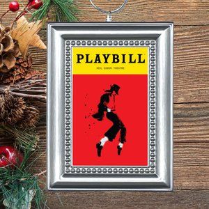 MJ The‎ Musical Broadway Musical Playbill Christmas Tree Ornament